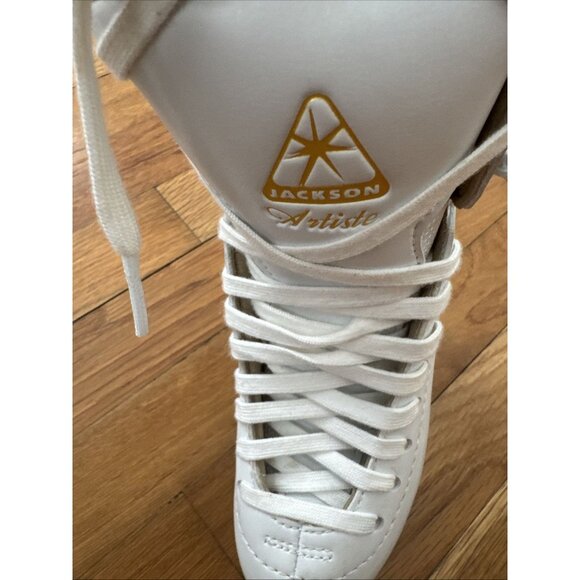 Jackson Artiste Ultima Figure Skates Child White Mark IV Blades JS1791 Size 12C - Picture 6 of 9